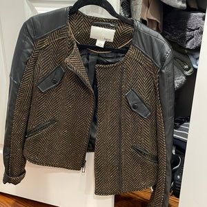 Barr III leather jacket